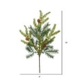 thumbnail image 2 of Vickerman 18" Hemlock-Angel Pine Artificial Christmas Spray, 2 of 2