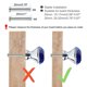 thumbnail image 2 of Perillas de cristal Uxcell para armarios, perillas de cajón, tiradores para puertas de cocina, oficina y armario, paquete de 4 en azul, 2 of 7