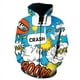 thumbnail image 5 of Sudadera con capucha y cremallera de estilo manga con estampado 3D de dibujos animados para hombre, sudaderas Harajuku de manga larga de primavera, chaquetas, tops, sudaderas con capucha para adolesce, 5 of 5