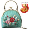 thumbnail image 1 of Coofit Embroidery Coin Purse Kit: DIY Cross Stitch Kit Shoulder Handbag Crossbody Bag, 1 of 10