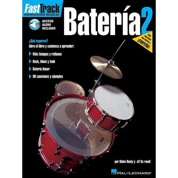 Fast Track Drum Method - Spanish Edition Book/Online Audio (Paperback)