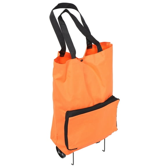 HEATSHAKING Shopping Bag Hand Trolley Oxford Cloth 1Pack 18.9X11X7.1In