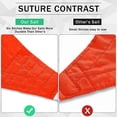 thumbnail image 3 of Sun Shade Sail, Waterproof Awning Cover Awning Shelter Fabric Screen Sun Shade Cloth Equilateral Triangle Canopy with 3 Ropes for Outdoor Patio Garden Backyard, 3 of 6