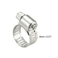 thumbnail image 3 of Uxcell 10-16mm Hose Clamp 304 Stainless Steel 10 Pack, 3 of 3