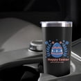thumbnail image 5 of 20oz Powder Coated Easter Tumbler with Telescopic Straw, Insulated Travel Mug, [Easter Theme] Print, 5 of 6