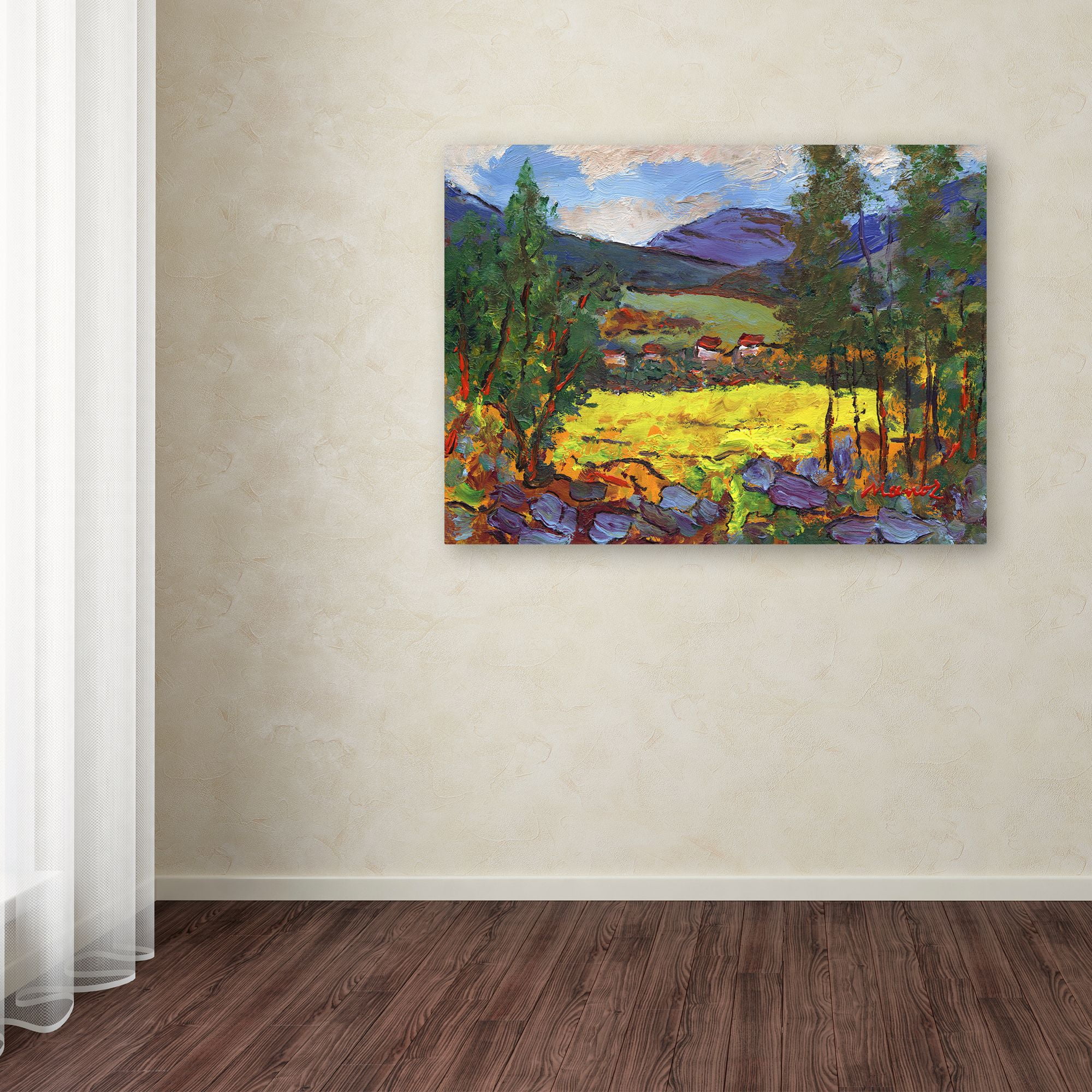 Trademark Fine Art "Gilded Glade" Canvas Art by Manor Shadian