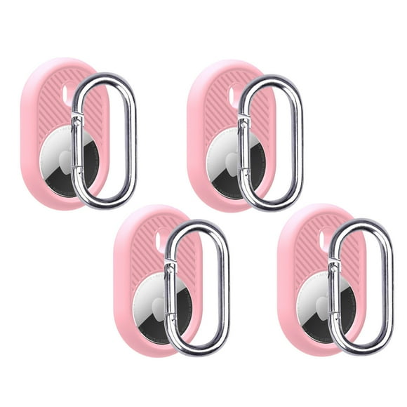 4 pcs Anti-lost Protective Sleeve Compatible with Apple AirTag Case for AirTag Keychain