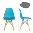 thumbnail image 2 of Gymax 2PCS Dining Chair Mid Century Modern DSW Chair Furniture W/ Linen Cushion Blue, 2 of 10