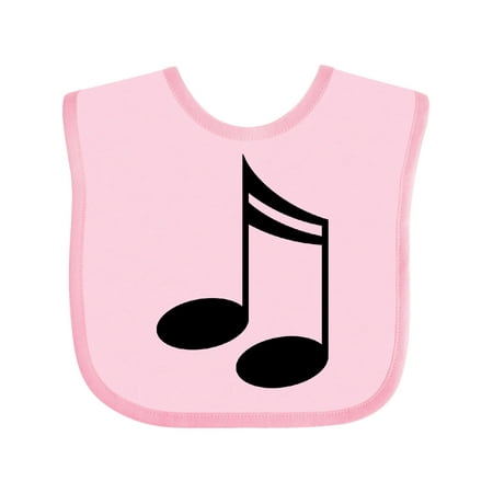 

Inktastic Music Notes Musician Gift Gift Baby Boy or Baby Girl Bib