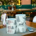thumbnail image 3 of Yayeee Flameless Candles with Remote Flickering Battery Operated Multi Color Changing, Beige Deer, 3 of 7