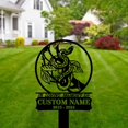 thumbnail image 2 of Handmadetneonsign Snake Memorial Metal With Stake, Yard Metal Name Sign Stake, Wild Life Metal Stake Decor 50619, 2 of 5