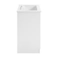 thumbnail image 6 of Burdon 24 in. Brown Bathroom Vanity With White, 3-Hole Ceramic Sink Top, 6 of 8