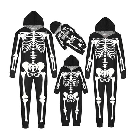 

NT-Einnly Halloween Pajamas Family Adult Kids Baby Family Halloween Pumpkin Costume Sweatshirt Long Sleeve Shirt Top Pants Fall Toddler Halloween Outfit Girl Baby 3 Months