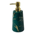 thumbnail image 1 of Dispensador de jabón Cerámica Vacío Patrón de Mármol 17 Dispensador de Jabón de Mano Líquido Resistente Dispensador de Jabón de Loción para Encimer Verde, 1 of 8
