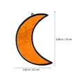 thumbnail image 2 of GAXIRE 2Pcs Moon Shaped Suncatcher for Home and Office Window Hanging Ornament 15X0.4X3.6In, 2 of 8