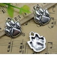 thumbnail image 2 of U8MO 6/20/50X Jewelry Making DIY Dog's Palm Alloy Charm Pendant 20x16mm-50pcs, 2 of 5