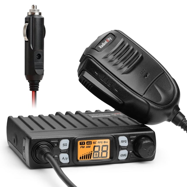 Mini móvil CB Radio Radioddity CB-27 Pro de 40 canales y 4 W