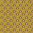 thumbnail image 1 of Ahgly Company Machine Washable Indoor Square Transitional Saffron Yellow Area Rugs, 6' Square, 1 of 7