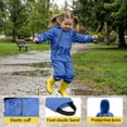 thumbnail image 4 of Combinaison de Pluie pour Tout-Petits Garçons Filles une Pièce à Capuche Imperméables Combinaison Imperméable Manteau de Pluie Léger, 4 of 8