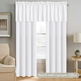 thumbnail image 2 of Cortinas opacas de 2 paneles para ventanas de cocina, baño, sala de estar y dormitorio, con privacidad, decorativas, con bolsillo para barra, cortas., 2 of 5