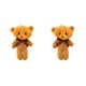 thumbnail image 3 of Guardurnaity Animales de peluche Material de algodón PP Llavero portátil Adorable Útil Mano Siéntete bien Suministro doméstico Llavero creativo Café 2Conjunto, 3 of 6