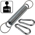 thumbnail image 2 of Muelle de suspensión de acero, gancho de 150 kg, hamaca, silla, cuerda colgante, seguridad, dos mosquetones, 2 of 4