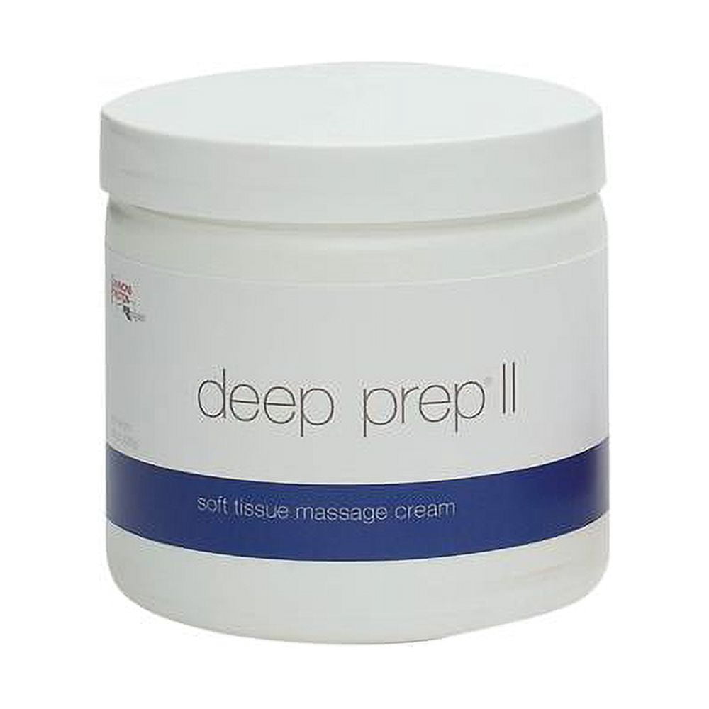 Deep Prep II tissue massage cream, 15 ounce jar