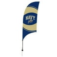 thumbnail image 1 of Showdown Displays 810028NAVY-003 7.5 ft. Navy Midshipmen Razor Feather NCAA Flag with Spike Base - No.003, 1 of 1