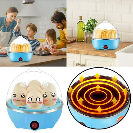 

TAKTUK Egg Ring Egg Mold For Breakfast Sandwiches Multi Function Layer Egg Poacher Stainless Steel Egg Steamer Automatic Power Off Small Household Breakfast Machine Kitchen Gadgets Clearance Items