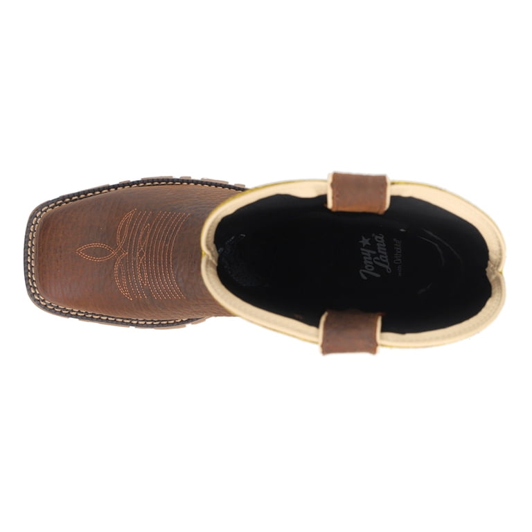 Tony Lama Mens TLX Roustabout Walnut 11 In Brown Top  display picture 3