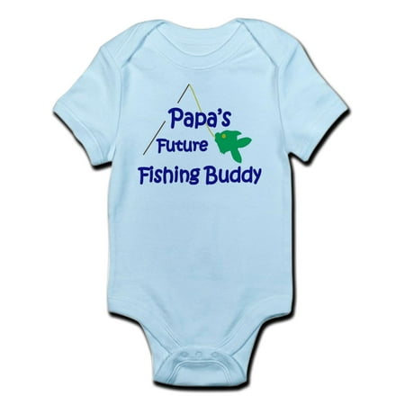 

CafePress - Papa s Future Fishing Buddy Body Suit - Baby Light Bodysuit
