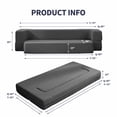 thumbnail image 2 of ijuicy Twin Size Foldable Sleeper Sofa Bed with Linen Upholstered, Convertible Sofa with 3 Ottomans, Fold Out Futon Sofa Bed with Memory Foam Mattress, Twin Size Floor Couch, Dark Grey, 2 of 7