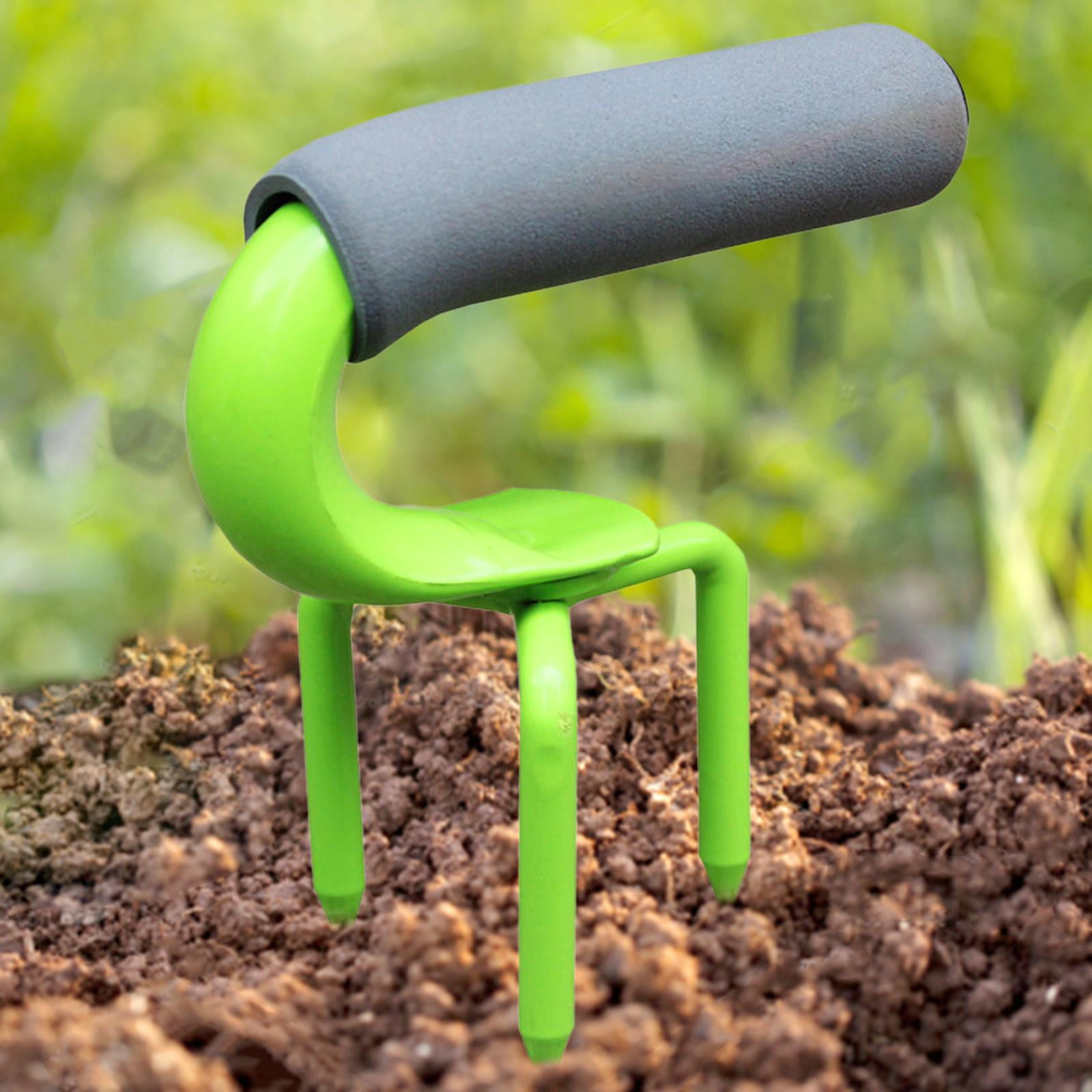 Dualoai Gardening Claw Hand Tillers Digging Tool Gardening Hoe Cultivator Hand Rake for