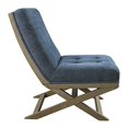 thumbnail image 4 of Ashley Sidewinder Tufted Accent Chair in Blue, 4 of 5