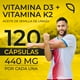thumbnail image 3 of Vitamina D3 + K2 con Aceite de Linaza | VITO | 120 Softgels 440mg, 3 of 5