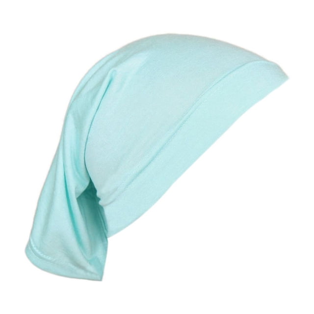 Gorra de mujer de algodón de seda de alta elasticidad con fondo cilíndrico monocromático