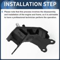 thumbnail image 3 of Soporte del motor del motor Unique Bargains, MONTAJE DEL MOTOR No.41022AJ070 para Subaru Legacy 2015-2019 Negro, 1 Pc, 3 of 6