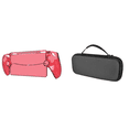 thumbnail image 1 of Funda Protectora Transparente PC A Prueba Golpes Lavable para PS5 Portal () Rojo, 1 of 7