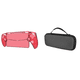 thumbnail image 1 of Funda protectora transparente PC a prueba de golpes lavable para PS5 Portal FLhrweasw rojo, 1 of 7