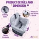 thumbnail image 5 of Funda para carrito de compras JoSeat para bebé con forro impermeable, 5 of 8