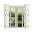 thumbnail image 3 of BSDHOME Vintage Nautical Anchor and Rudder Window Curtain Kitchen Curtain 26x39 inches (Two Piece), 3 of 3