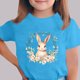 thumbnail image 5 of Manga Corta Crop Top para Niños con Lindo Estampado de Pascua, Cuello Redondo Casual Graphic Tee para 3-14 Años, Tela Suave Transpirable, 5 of 5