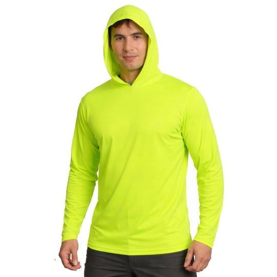 TZ Promise 2 Pack-Men UPF 50+ Sun Protection Breathable Long Sleeve T-Shirts Workout with Hood