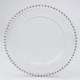 thumbnail image 2 of Decostar™ Glass Charger Plate with Gold Beaded Edge 12½" - 8 Pieces, 2 of 2