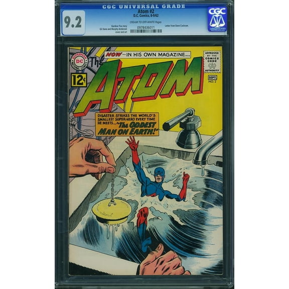 Atom #2 - CGC 9.2 Comic Book
