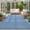 Blue, variant on Sage Green Round Living Room Rugs 6 ft, Country Vintage Minimalist Classic Solid Color Washable Area Rug with Non-Slip Sturdy Edge Binding Round Carpet for Kitchen Office Bedroom