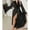 Black, variant on uublik Women Robes Soft Nightdress Bathrobe Nightgown Breathable Pajamas for Women Black