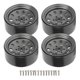 thumbnail image 1 of 4PCS RC Beadlock Wheel Hub 1.9in Iron Wear Resistant Reusable RC Wheel Hub for Replacement Ti Color, 1 of 1
