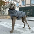 thumbnail image 3 of HQREA Dog Puffer Jacket Greyhound Winter Coat Cold Weather Waterproof Reflective Vest for Medium Large Dogs, 3 of 6