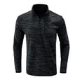 thumbnail image 3 of Txlixc Pullover de hombre, chaqueta de manga larga con cuello de color de contraste, cremallera Txlixc  moda, 3 of 8